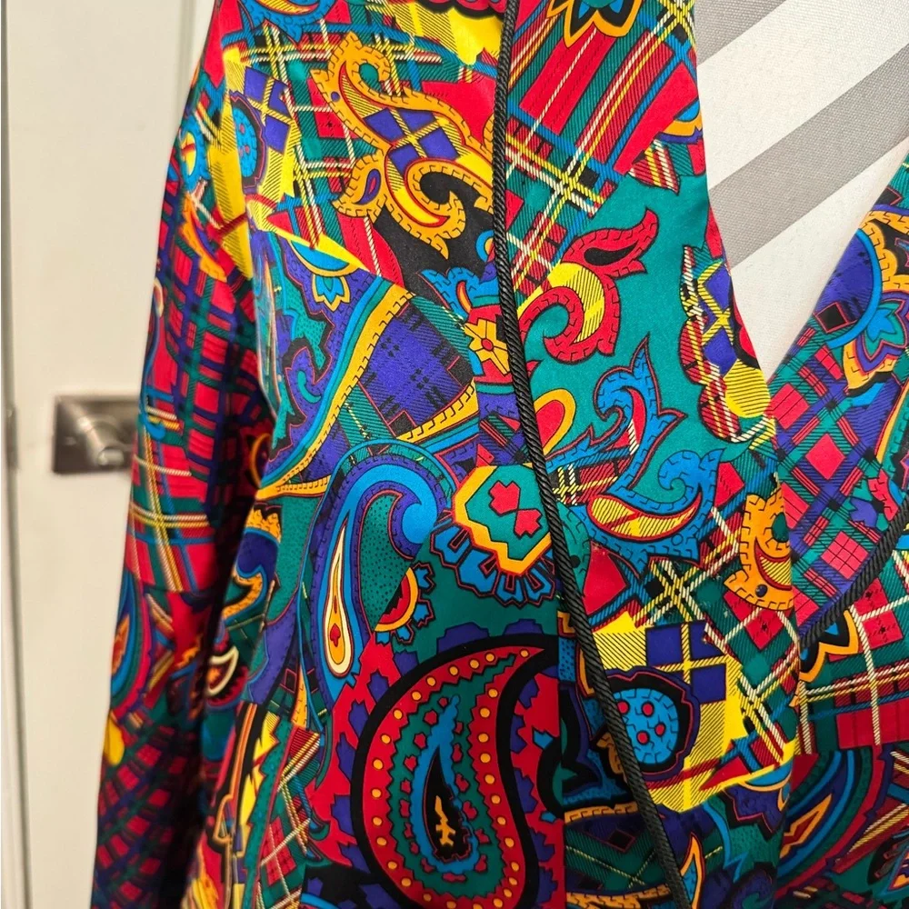 Nordstrom Multicolor Silk Blazer - Picture 3 of 6